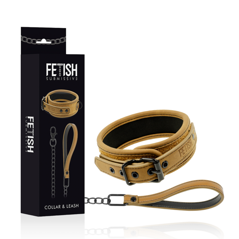 Ensemble collier et menottes de soumission — FETISH SUBMISSIVE ORIGIN