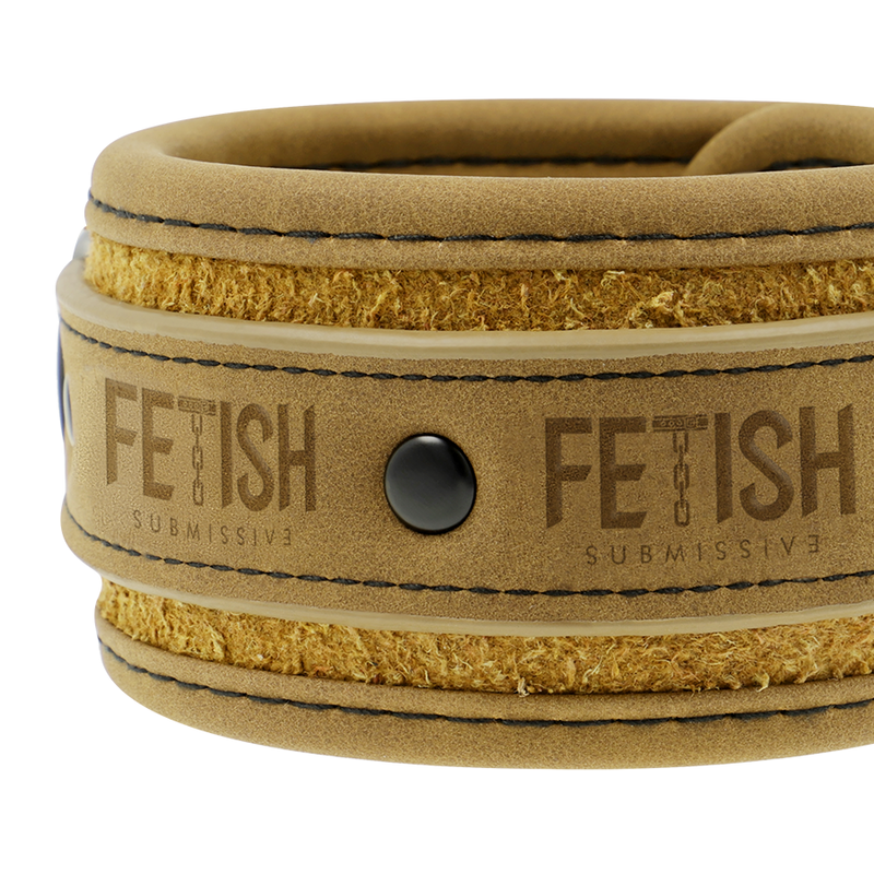 Menottes en cuir vegan doublées néoprène — FETISH SUBMISSIVE ORIGIN
