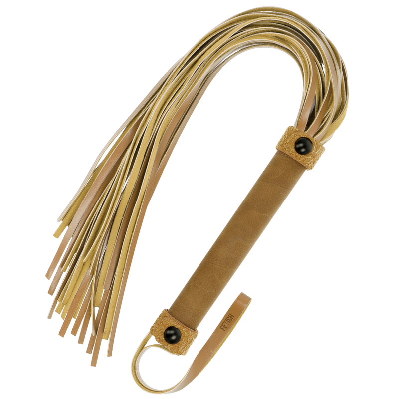 Fouet en cuir vegan pour jeux BDSM — FETISH SUBMISSIVE ORIGIN