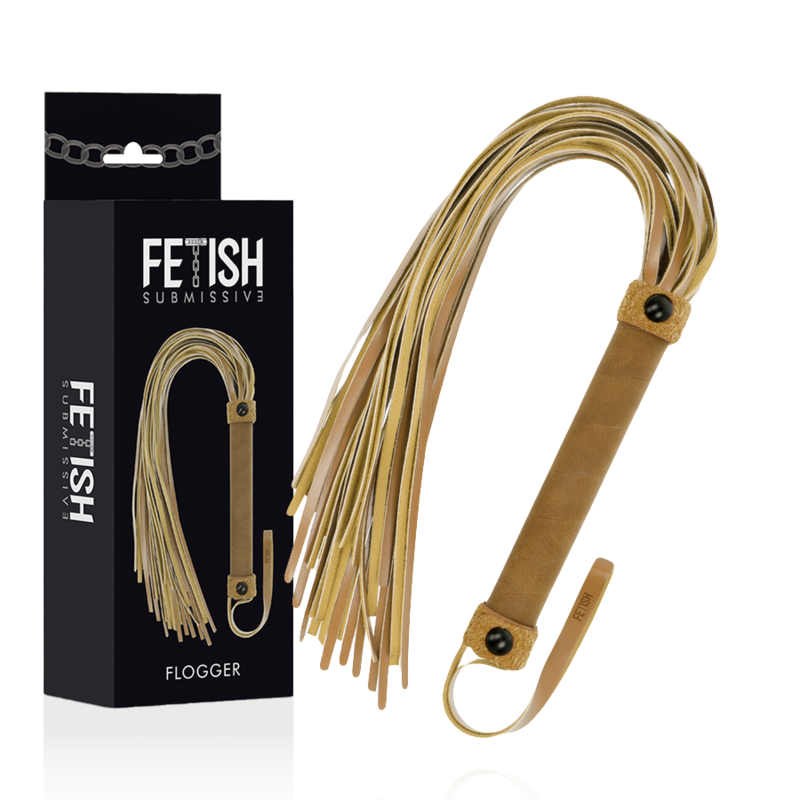 Fouet en cuir vegan pour jeux BDSM — FETISH SUBMISSIVE ORIGIN
