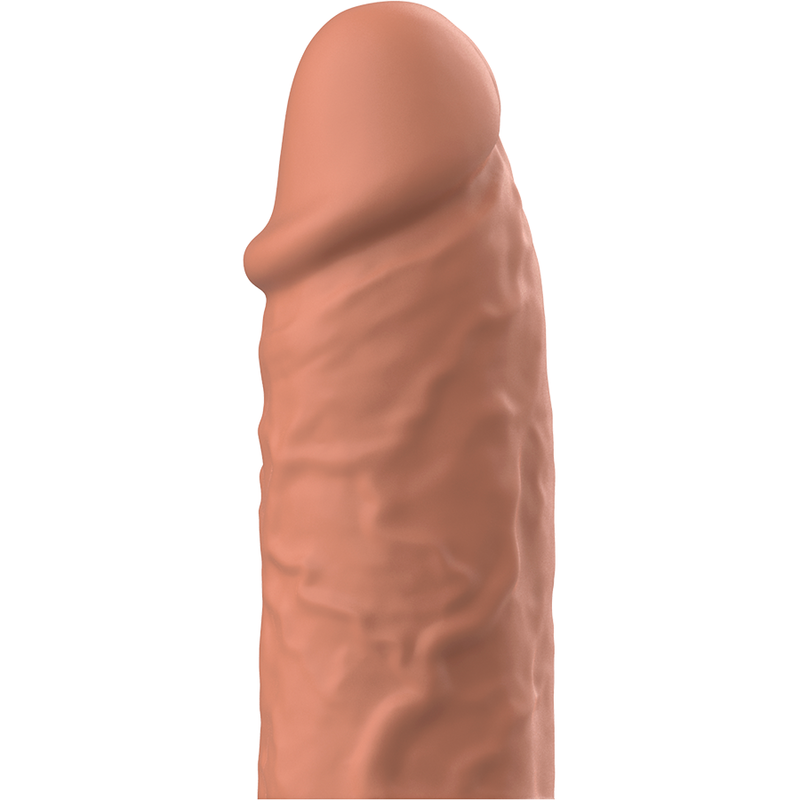 Manchon d'extension en silicone liquide marron — VIRILXL
