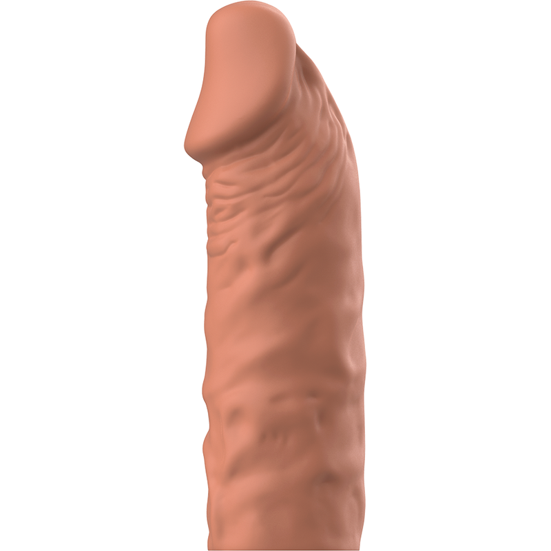 Extension pénienne marron en silicone liquide — VIRILXL