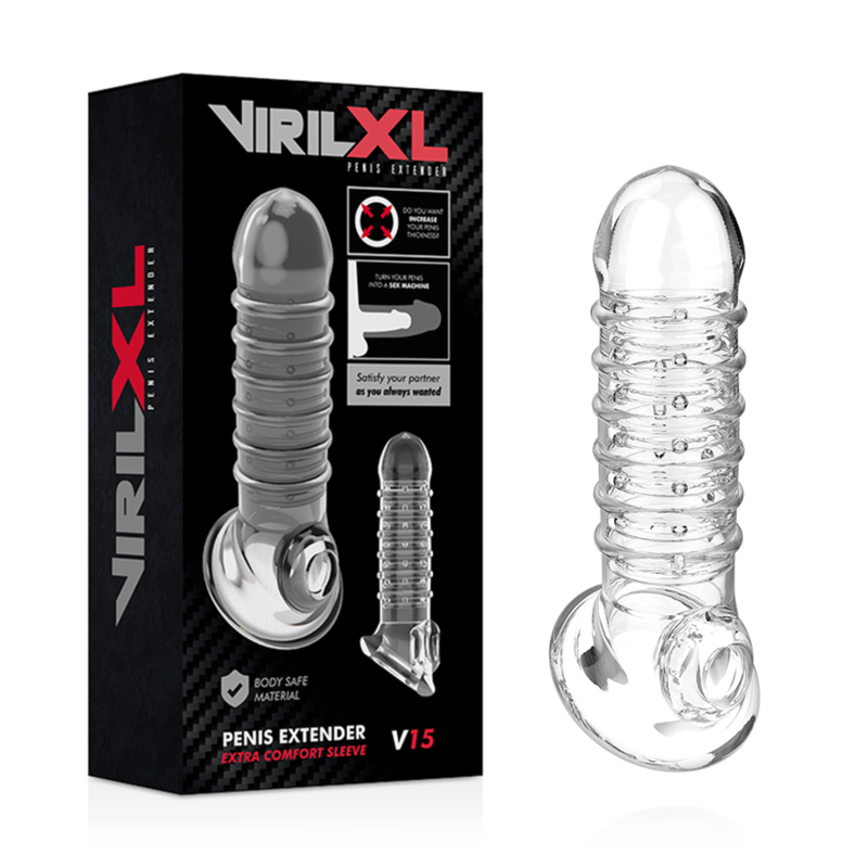 Gaine d'extension transparente de 30 % — VIRILXL