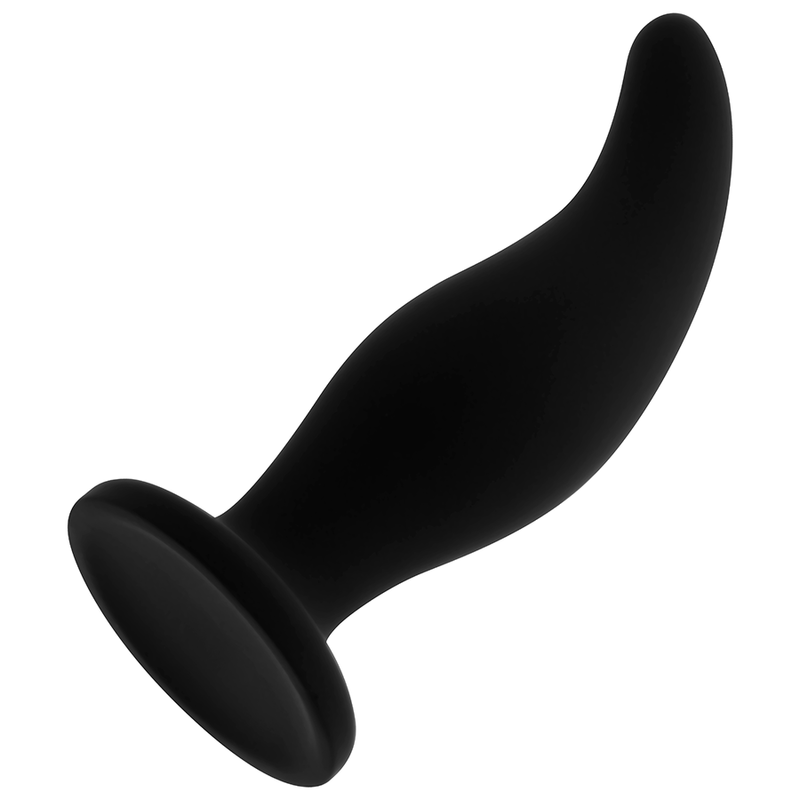 Plug anal courbé en silicone médical — OHMAMA