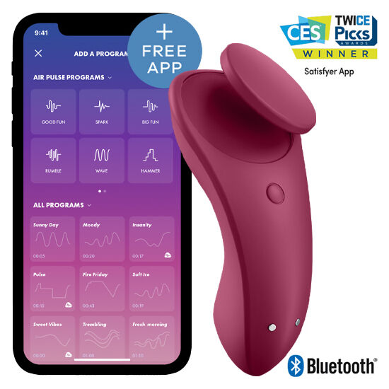 Vibrateur discret portable connecté — Satisfyer Connect