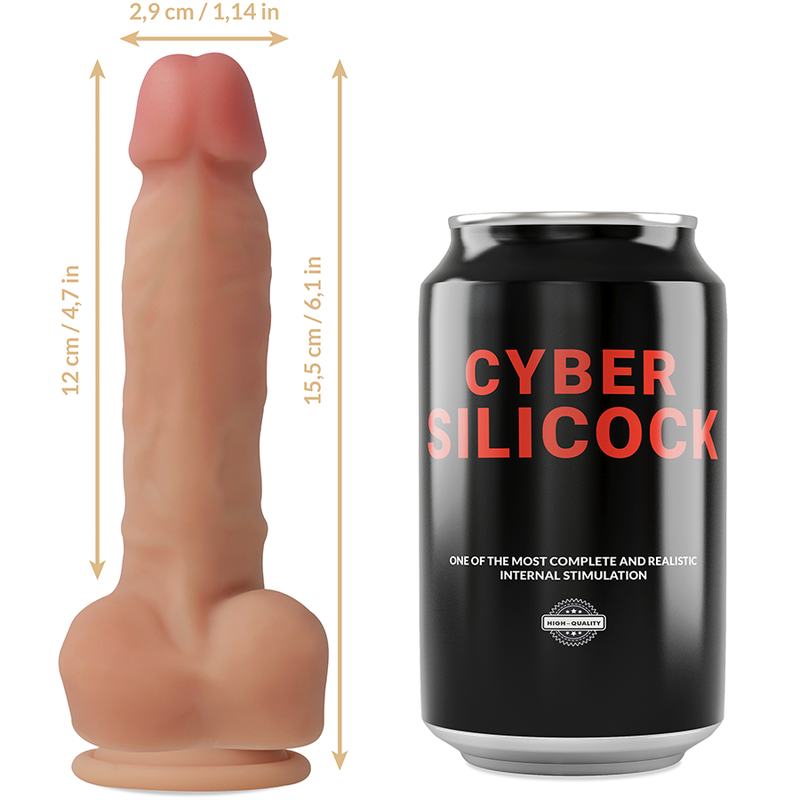 Harnais ajustable avec gode Ansel et 3 anneaux — CYBER SILICOCK