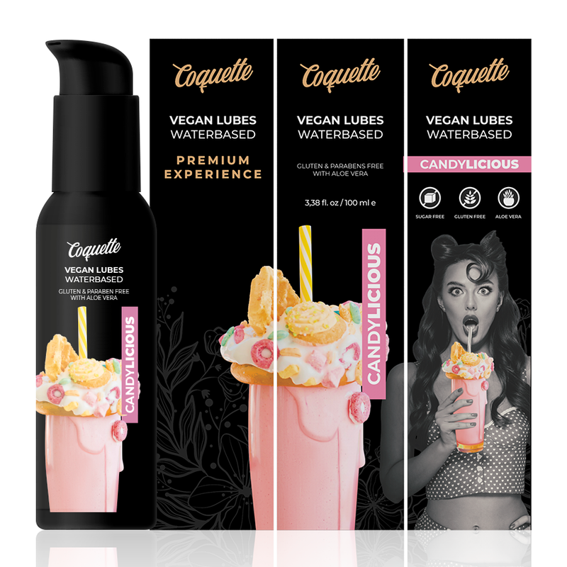 Lubrifiant végan à la saveur candylicious — COQUETTE COSMETICS