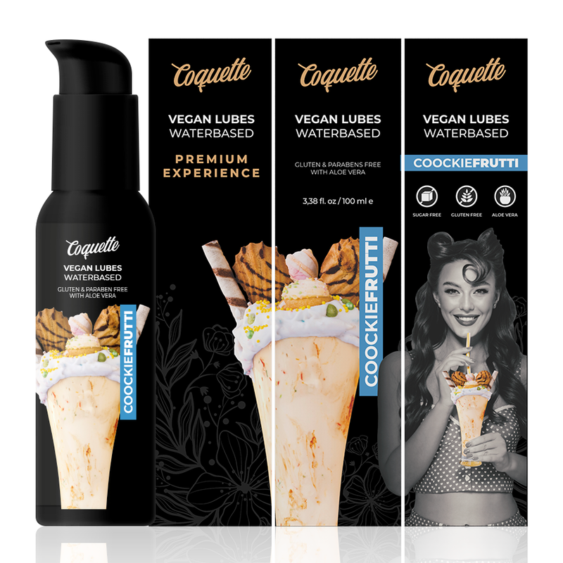 Lubrifiant vegan premium saveur cookie fruité — COQUETTE COSMETICS