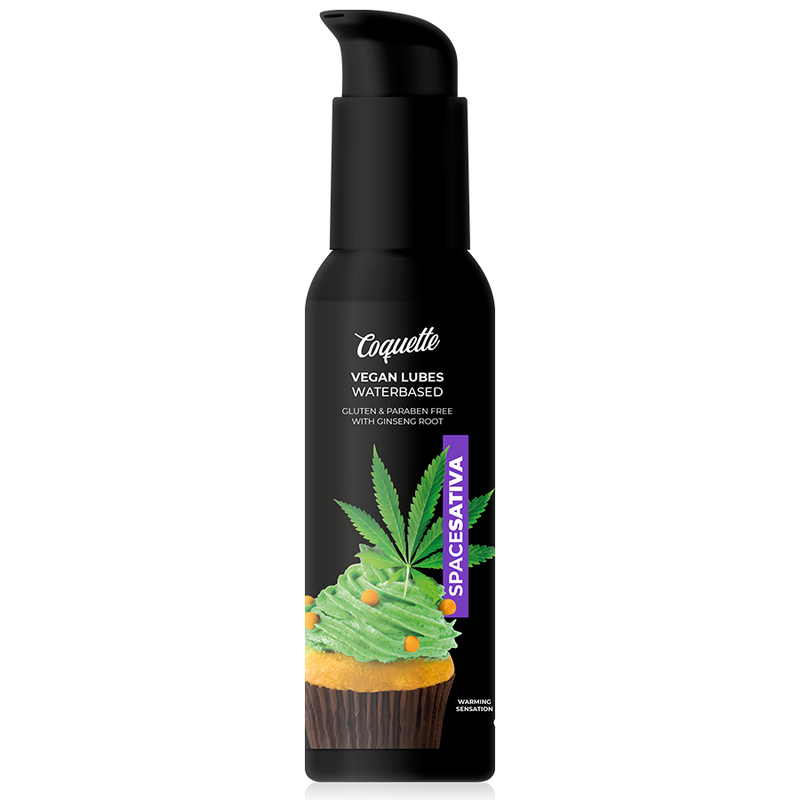Lubrifiant vegan Space Sativa sensation chaleur — COQUETTE COSMETICS