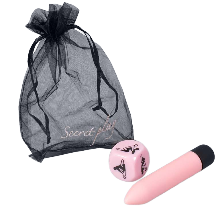 Kit de jeux sensuels balle vibrante et dé — SECRETPLAY TOYS