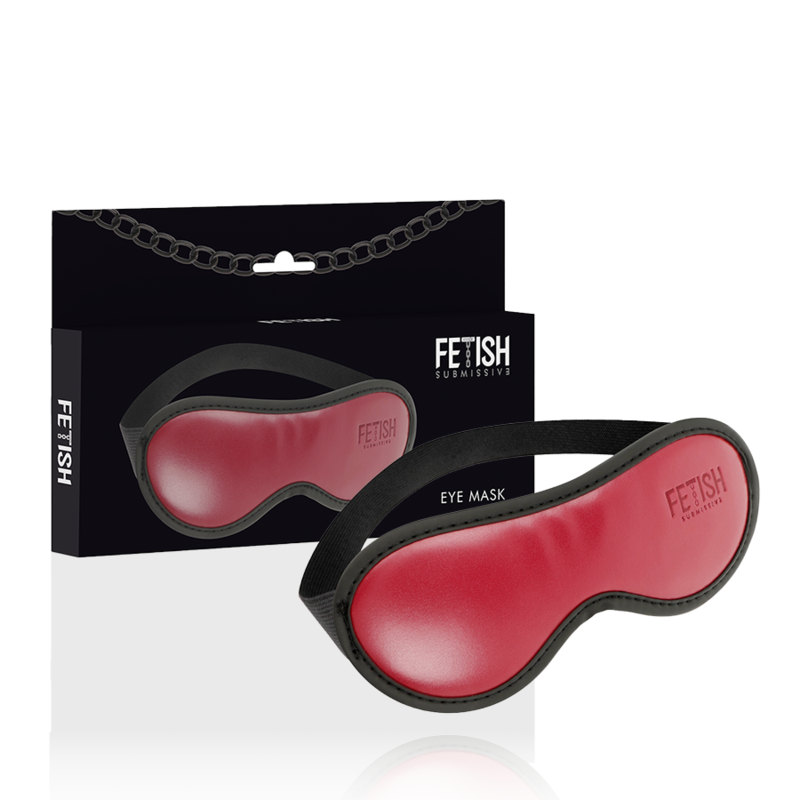 Masque en cuir végan avec doublure en néoprène — FETISH SUBMISSIVE DARK ROOM