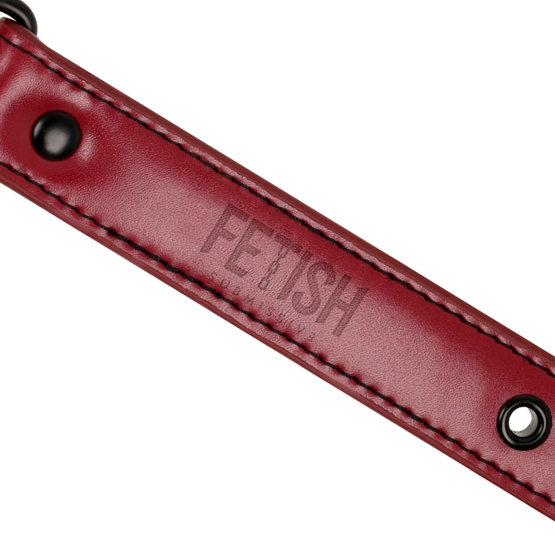 Bâillon respirant en cuir vegan réglable — FETISH SUBMISSIVE DARK ROOM