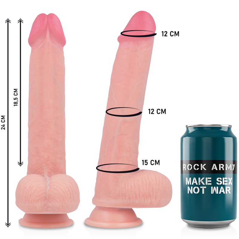 Ensemble harnais et gode Kingcobra en silicone liquide — ROCK ARMY