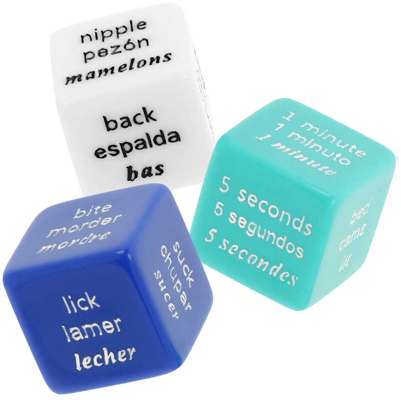 Jeu de dés érotiques en résine — WATERFEEL