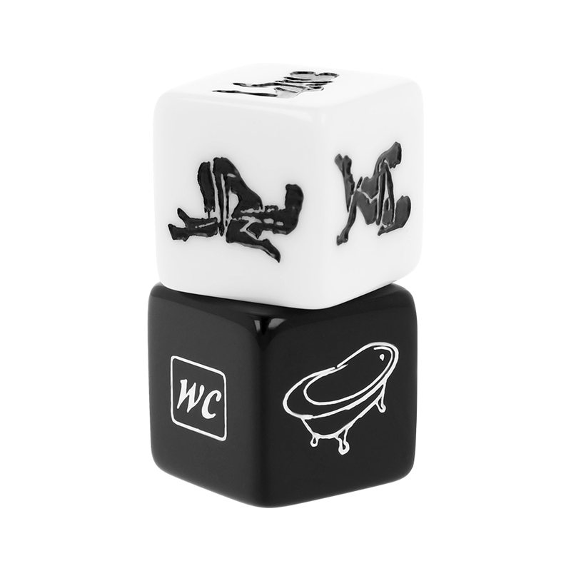 Dés de jeu fétichiste position et lieu — FETISH SUBMISSIVE