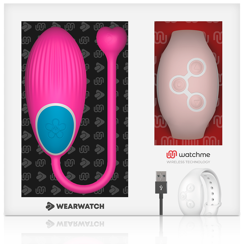 Oeuf vibrant télécommandé avec montre — WEARWATCH