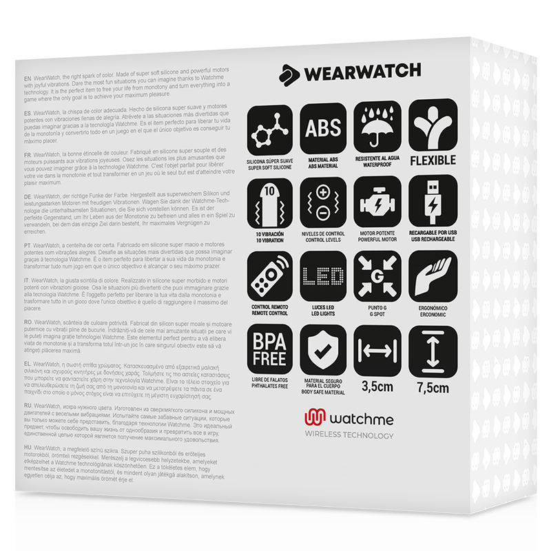 Oeuf vibrant télécommandé par montre — WEARWATCH