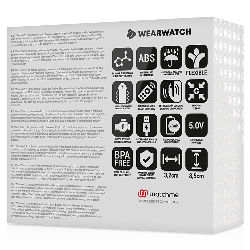 Vibrateur double stimulation avec montre connectée — WEARWATCH