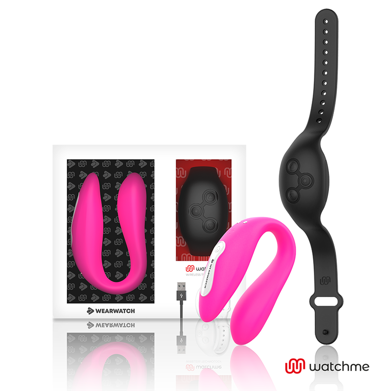 Vibrateur double technologie watchme fuchsia et azabache — WEARWATCH