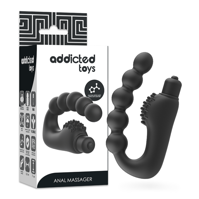 Masseur prostatique vibrant flexible — ADDICTED TOYS