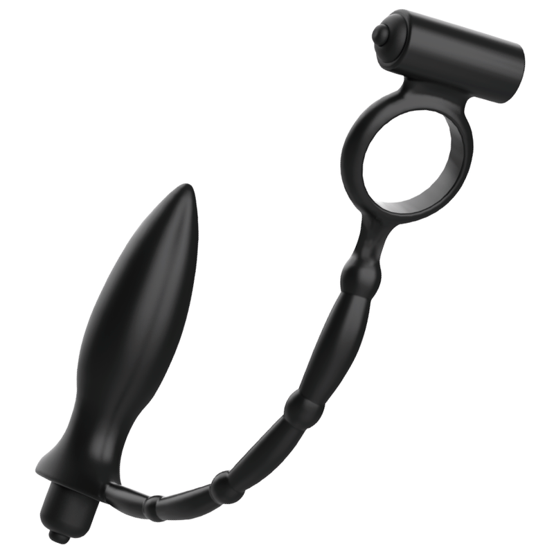 Plug anal vibrant avec anneau — ADDICTED TOYS