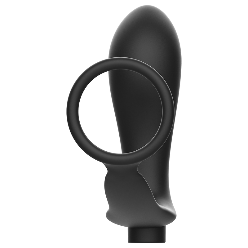 Anneau pénis avec plug anal rechargeable et télécommande — ADDICTED TOYS