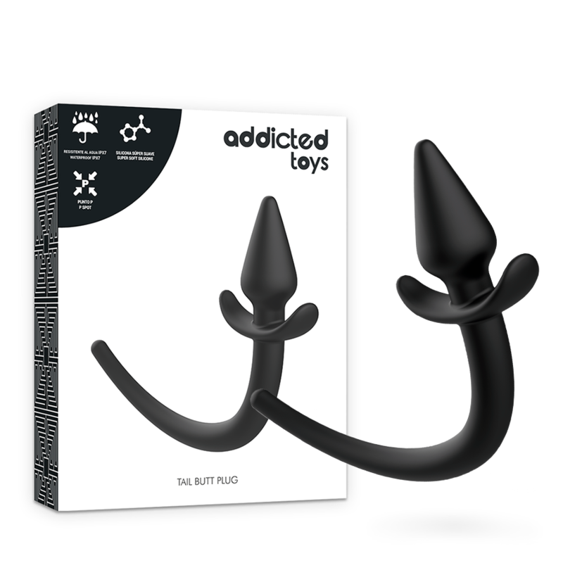 Plug anal en silicone queue de chiot — ADDICTED TOYS