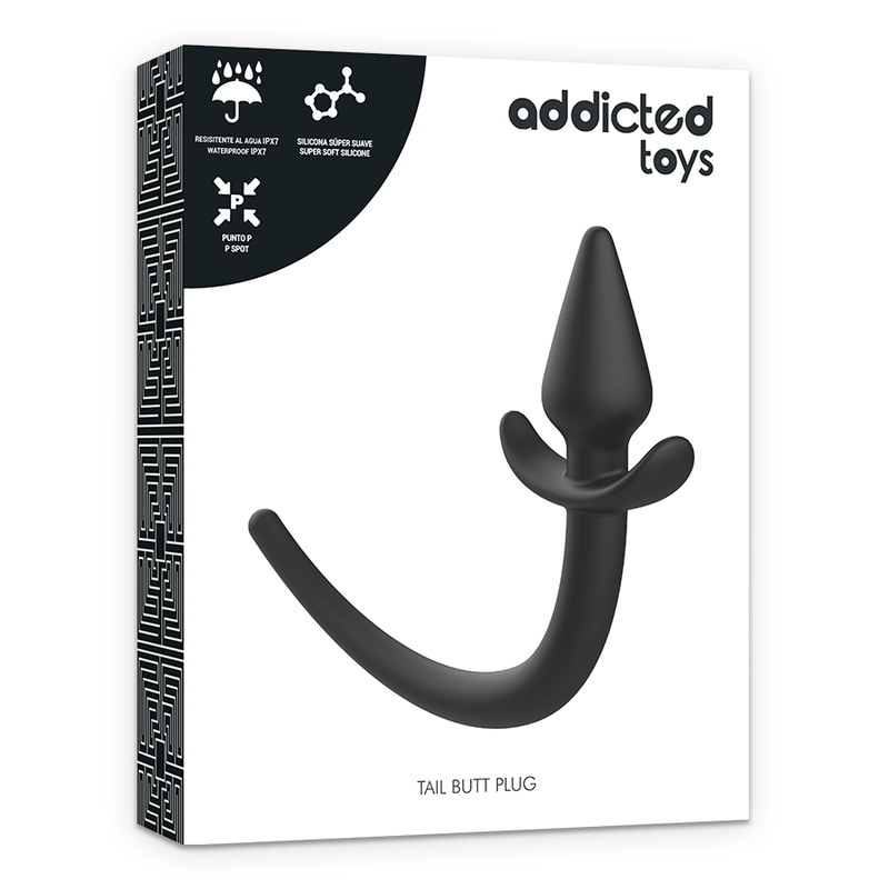 Plug anal en silicone queue de chiot — ADDICTED TOYS