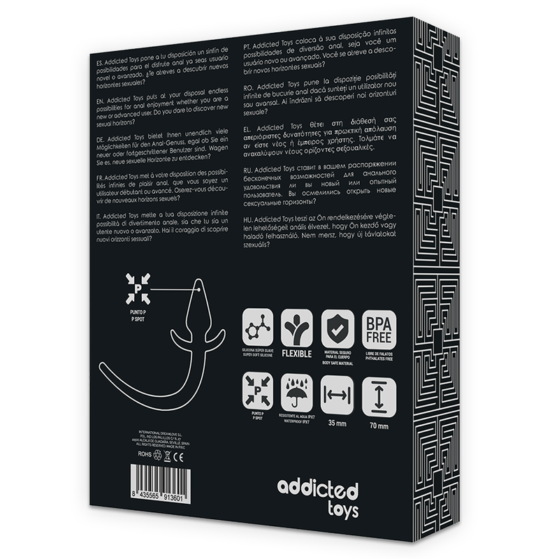 Plug anal en silicone queue de chiot — ADDICTED TOYS
