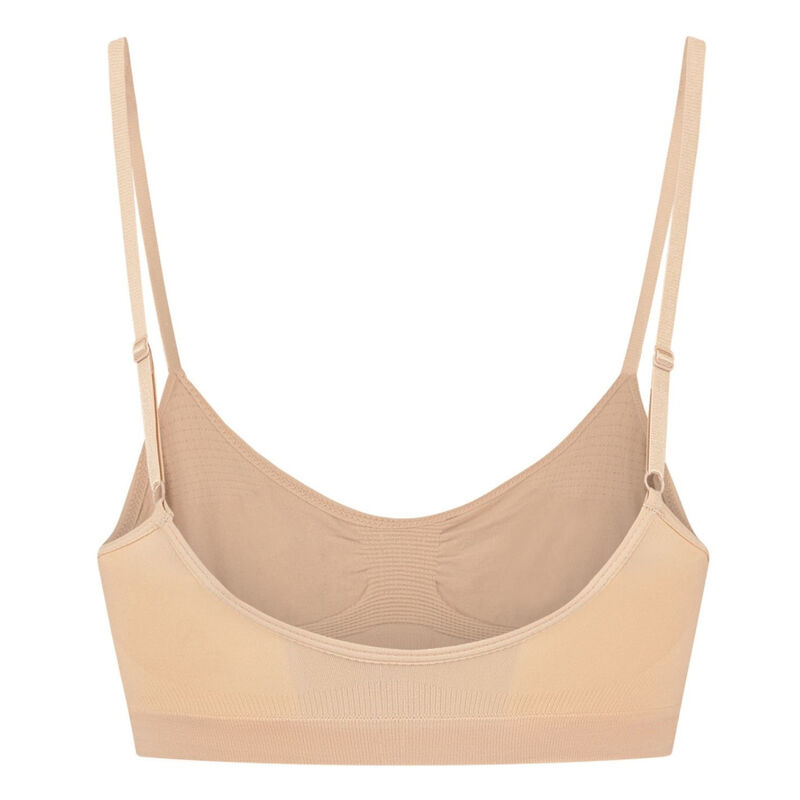 Soutien-gorge sans couture contrôle moyen beige — BYE BRA - BRAS