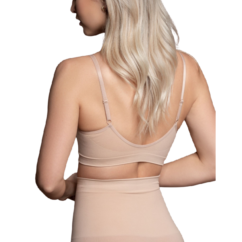 Soutien-gorge sculptant sans couture beige taille XL — BYE BRA - BRAS