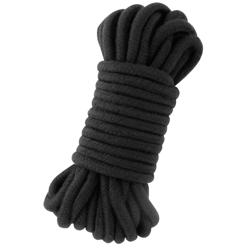 Corde japonaise en coton 20 mètres noire — DARKNESS BONDAGE