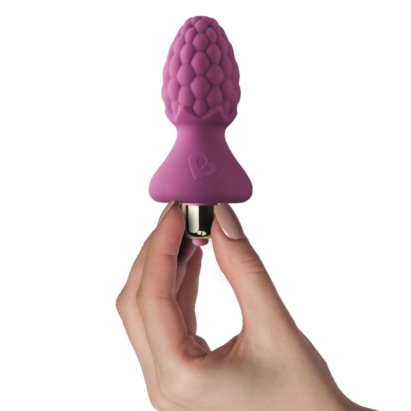 Plug anal vibrant framboise — ROCKS-OFF
