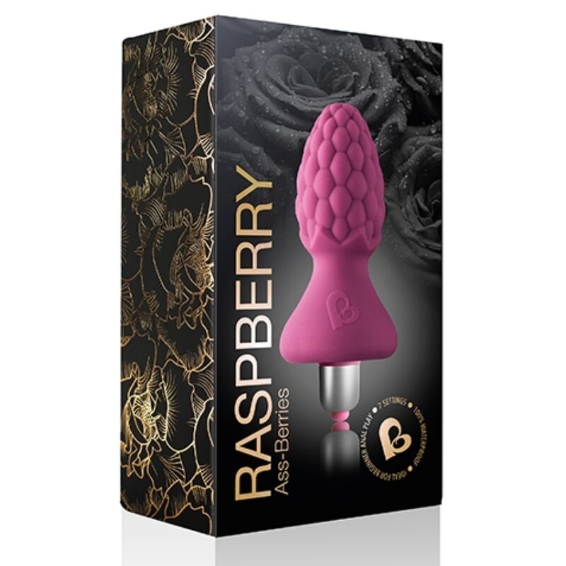 Plug anal vibrant framboise — ROCKS-OFF