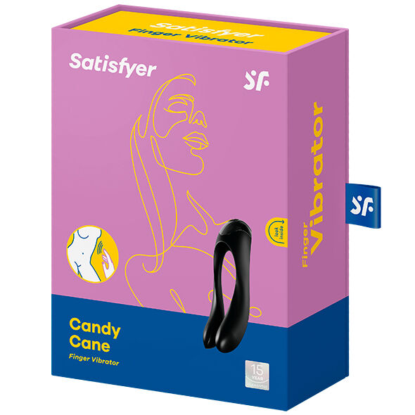 Vibrateur digital Candy Cane noir — SATISFYER VIBRATOR