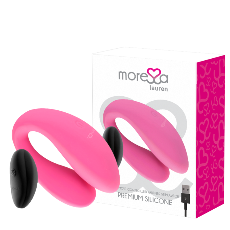 Stimulateur télécommandé pour couples Lauren — MORESSA