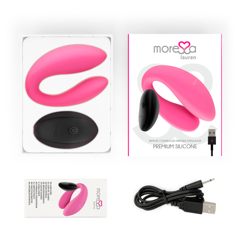 Stimulateur télécommandé pour couples Lauren — MORESSA