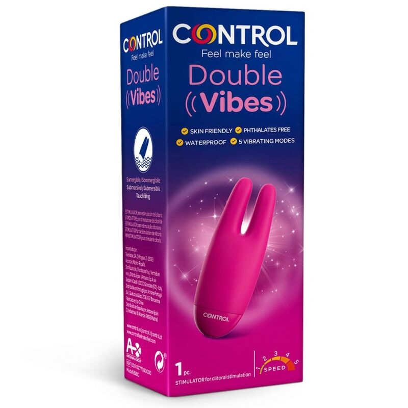 Stimulateur double vibrations vibrant — CONTROL TOYS