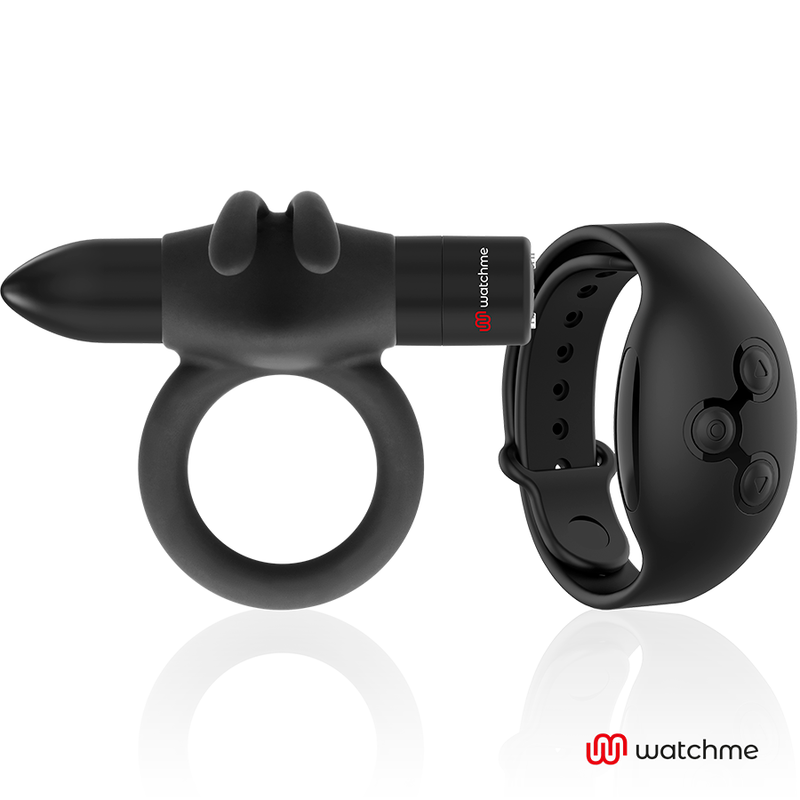 Anneau vibrant connecté watchme — BLACK&SILVER