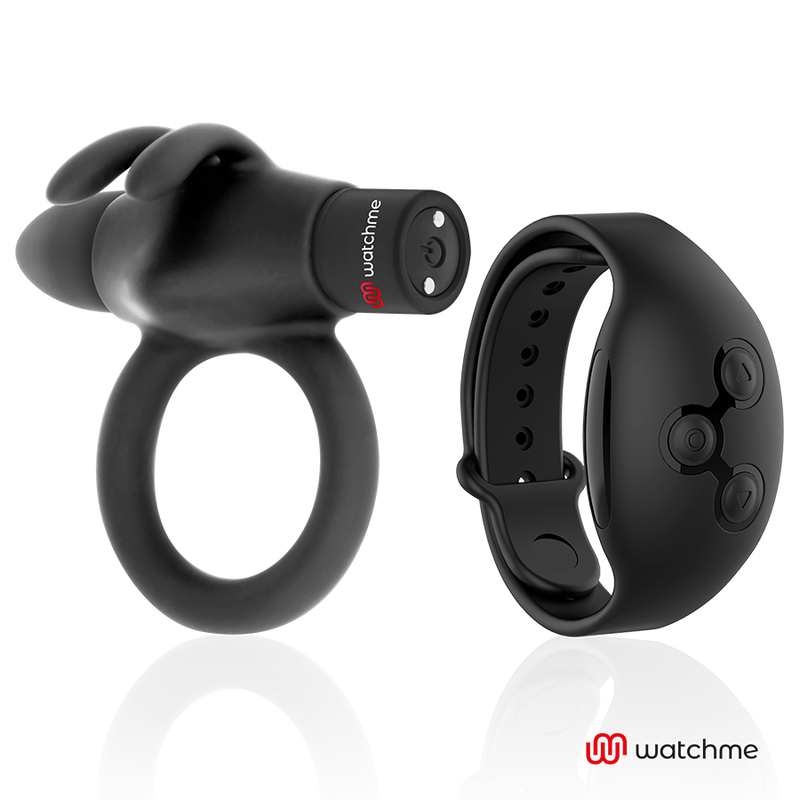 Anneau vibrant connecté watchme — BLACK&SILVER