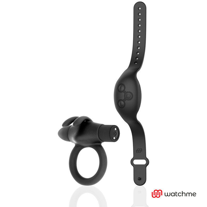 Anneau vibrant connecté watchme — BLACK&SILVER