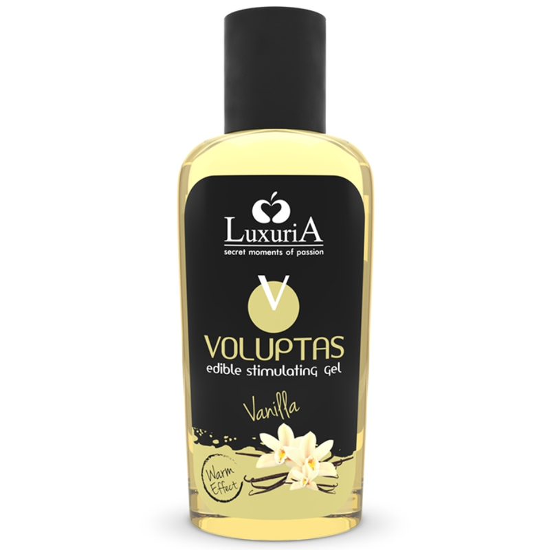 Gel de massage comestible effet chauffant à la vanille — INTIMATELINE LUXURIA
