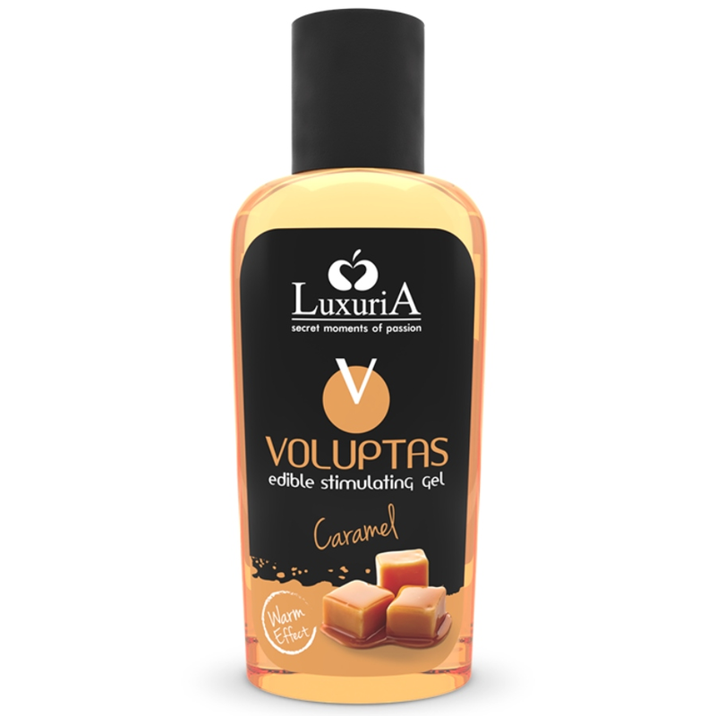 Gel de massage comestible effet chauffant caramel — INTIMATELINE LUXURIA