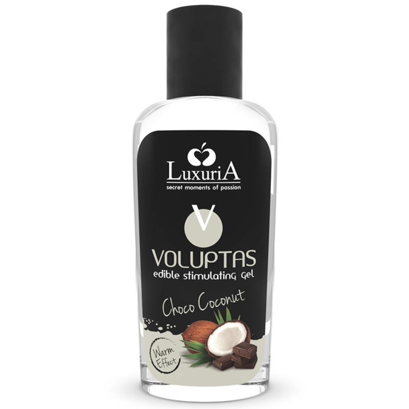 Gel de massage comestible effet chauffant noix de coco et crème — INTIMATELINE LUXURIA