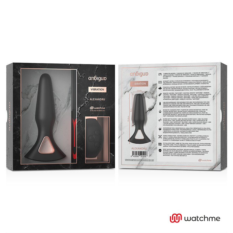 Plug anal vibrant connecté watchme — ANBIGUO