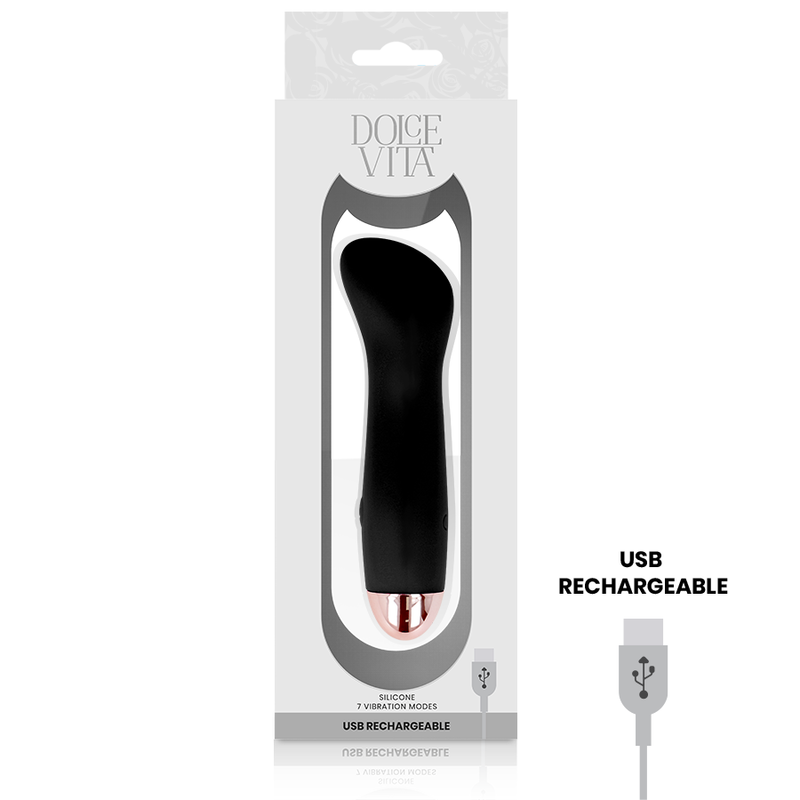 Vibrateur rechargeable One noir — DOLCE VITA