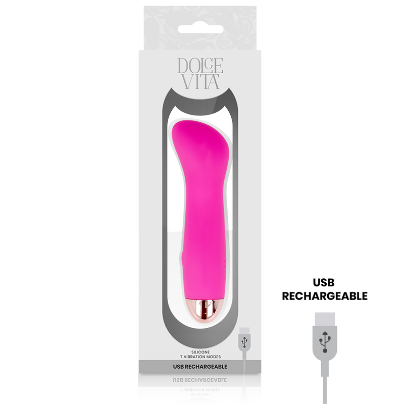 Vibrateur rechargeable à la rose soyeuse – DOLCE VITA