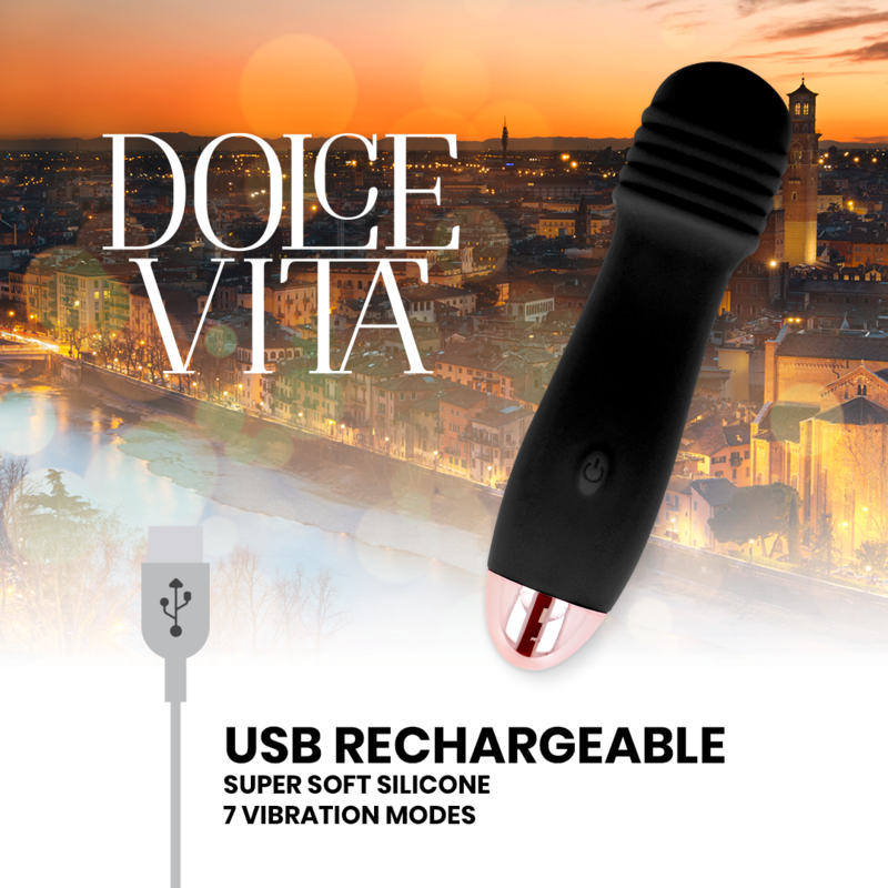 Vibrateur rechargeable trois 7 vitesses — DOLCE VITA