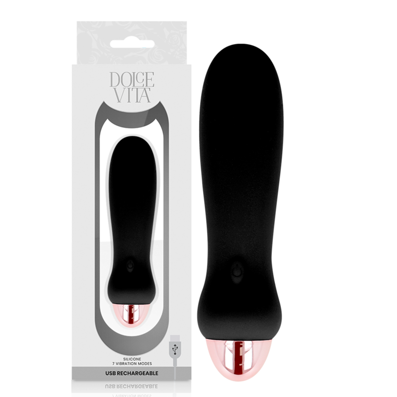 Vibrateur rechargeable Five Noir — DOLCE VITA