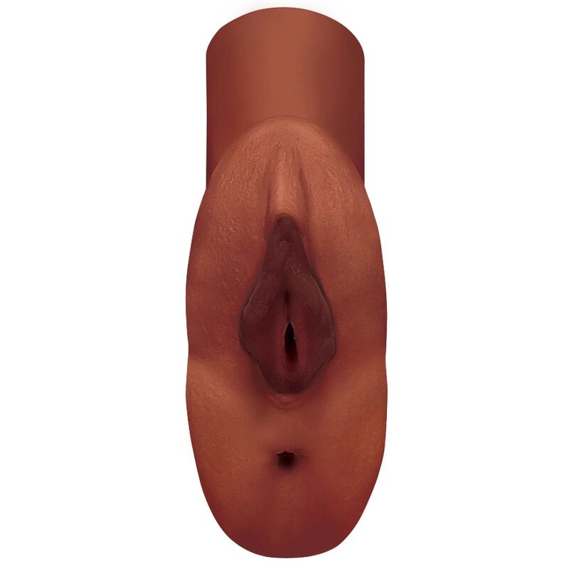 Double masturbateur poche vagin et anus réaliste brun — PDX PLUS+